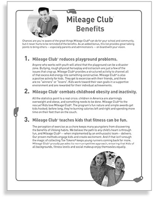 Mileage Club Benefits
